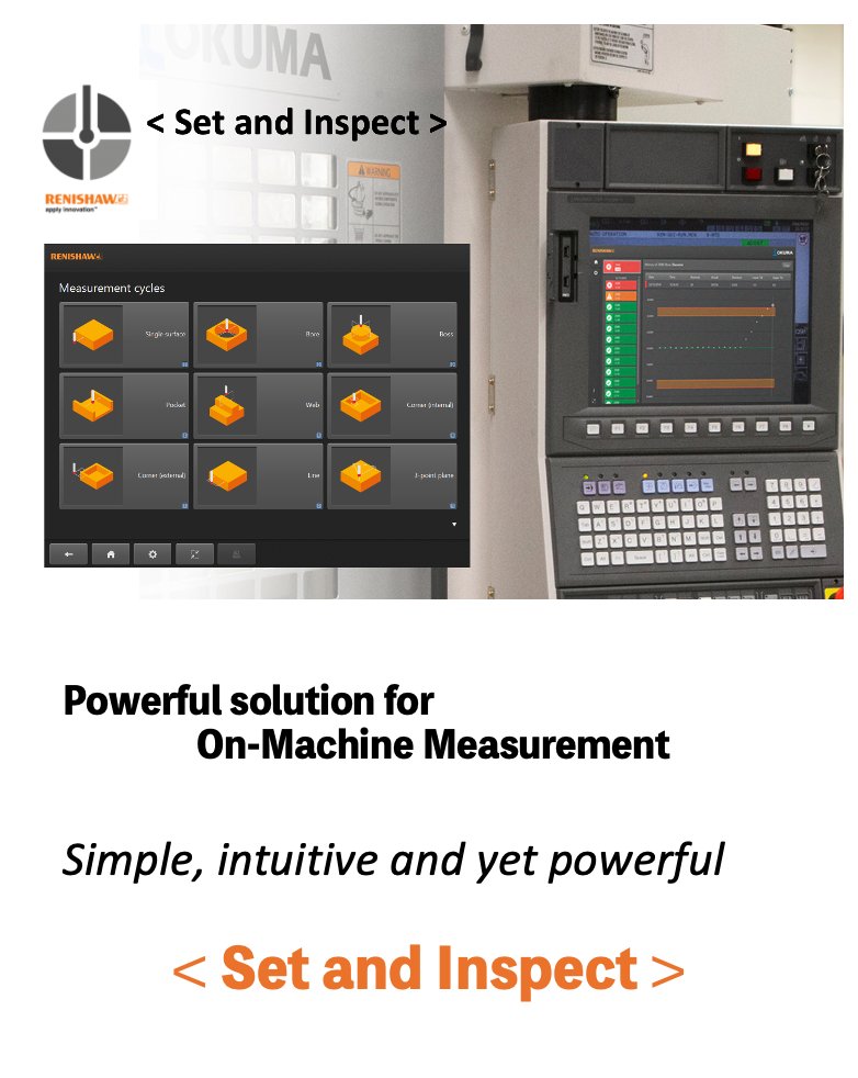Renishaw  On-machine probing app.   < Set & Inspect >