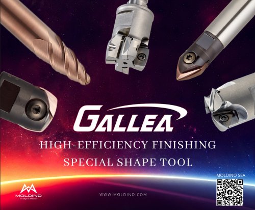 GALLEA Series. Special Shape Tool for Higher Efficiency of Mold Machining